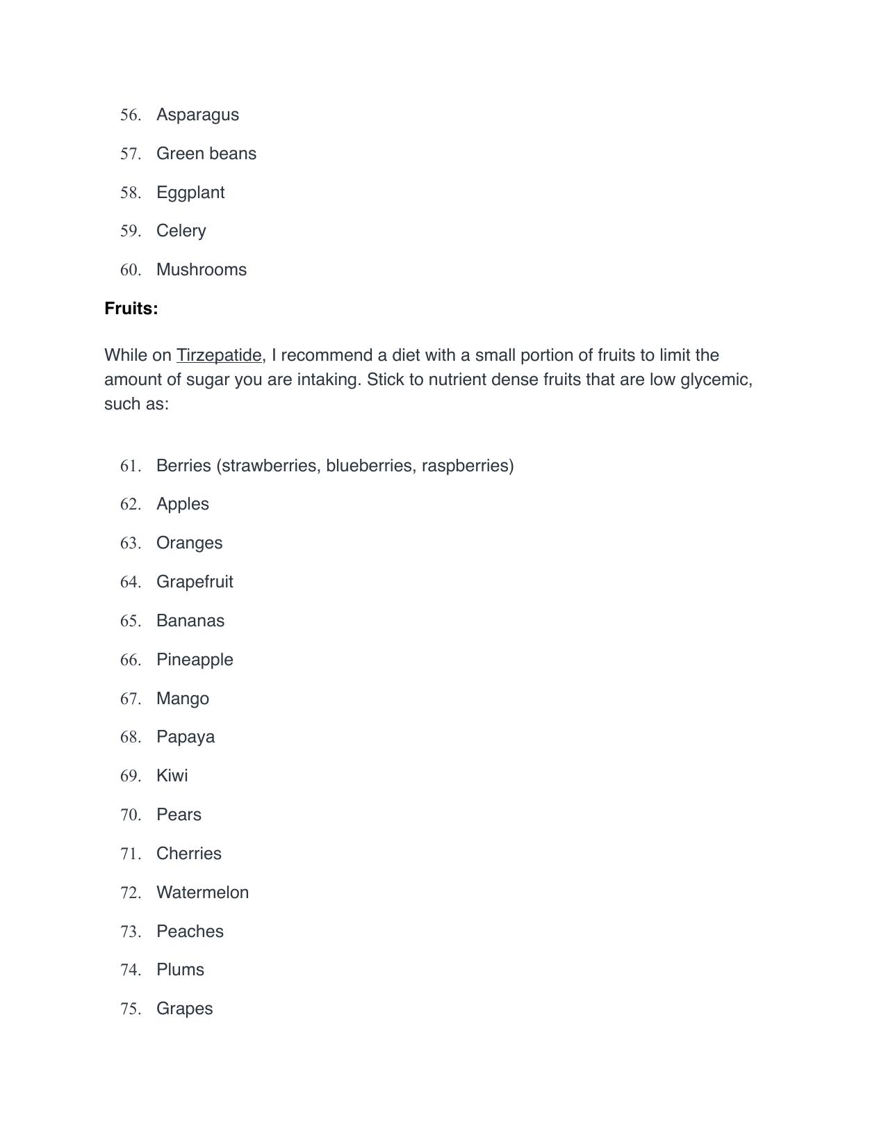 Tirzepatide General Information — page 6 of 11