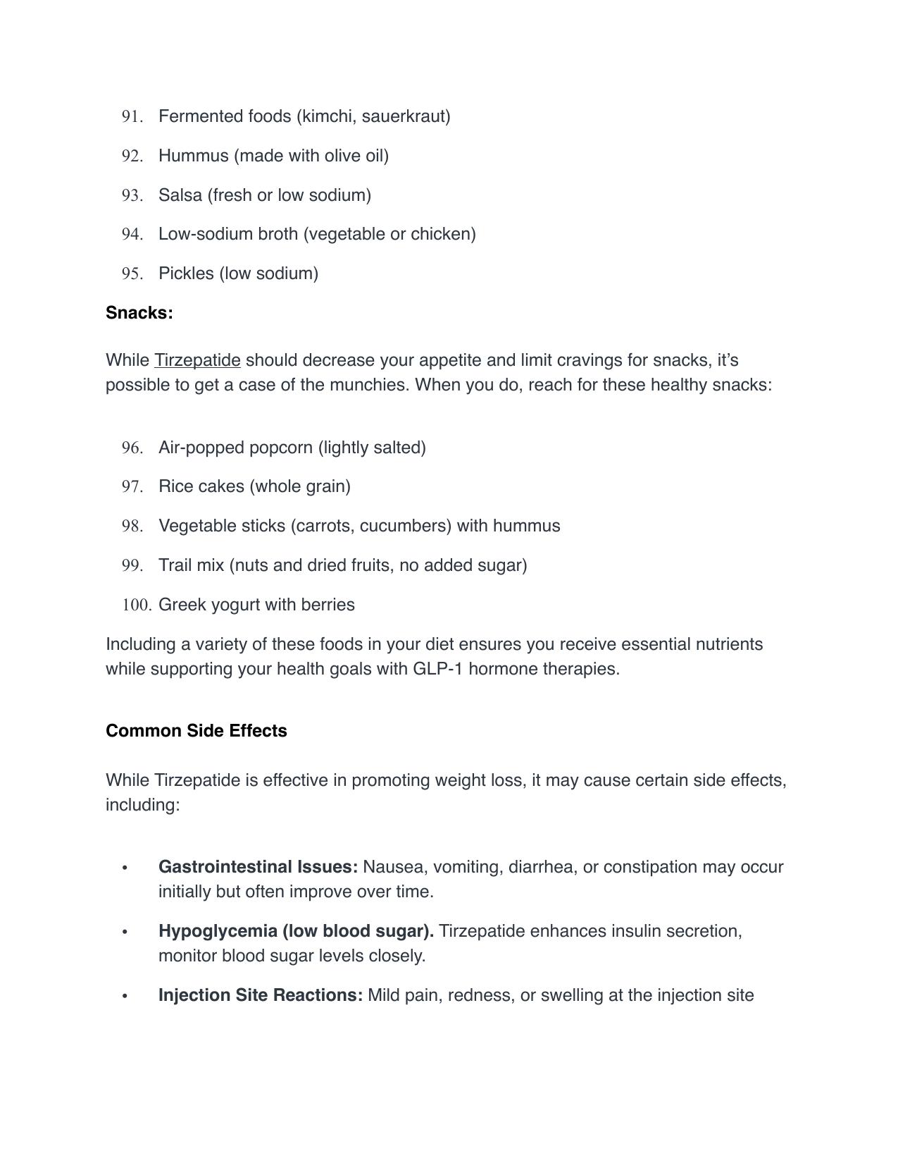 Tirzepatide General Information — page 8 of 11