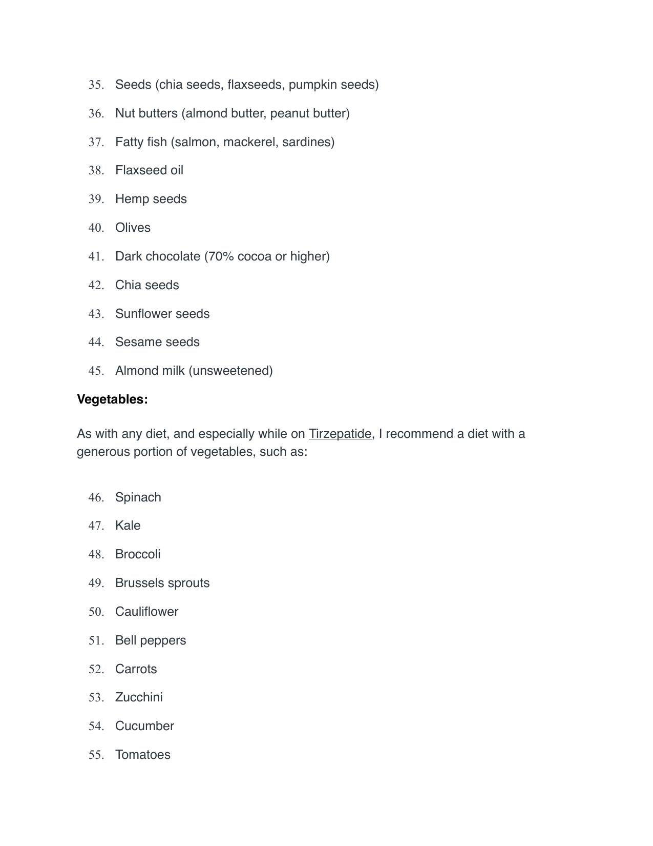 Tirzepatide General Information — page 5 of 11