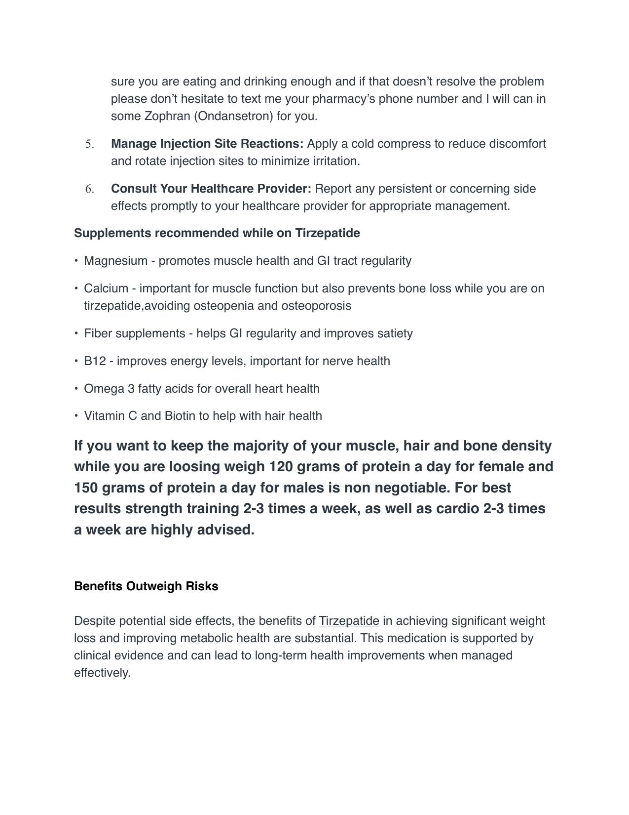 Tirzepatide General Information — page 10 of 11